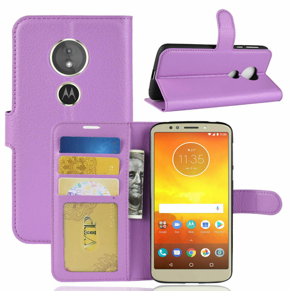 Leather Folio Wallet Case for Motorola Moto G6 Play Leather Folio Wallet Case for Motorola Moto G6 Play